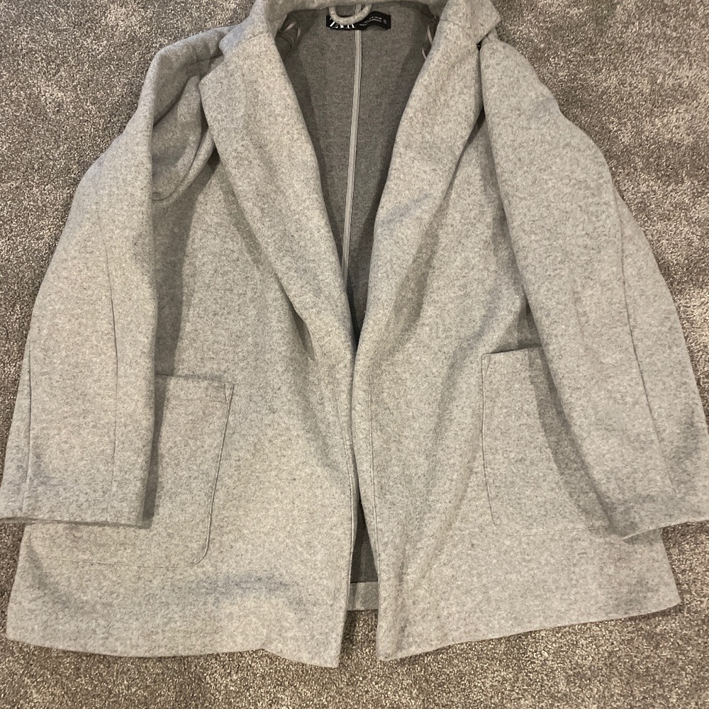 Zara Open Pea Coat